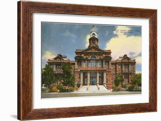 Courthouse, Fort Worth, Texas-null-Framed Art Print