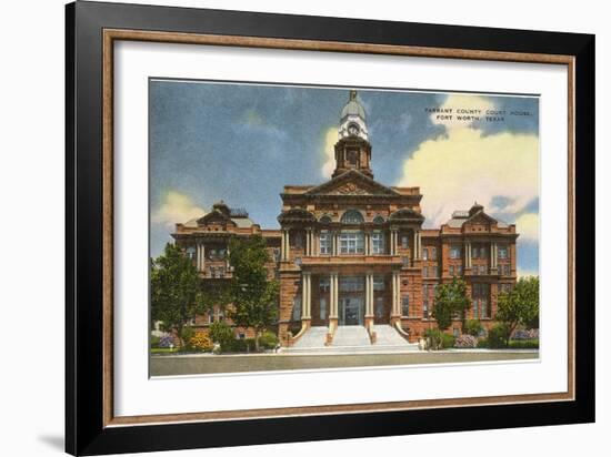 Courthouse, Fort Worth, Texas-null-Framed Art Print