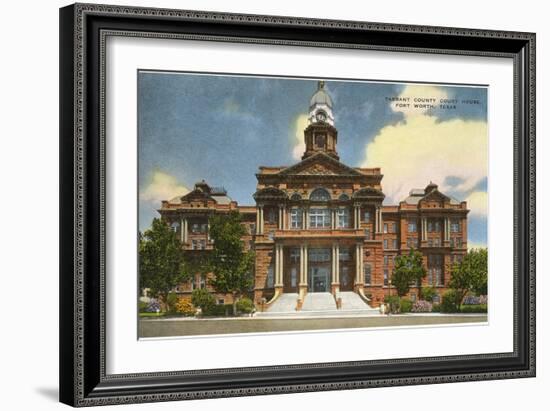 Courthouse, Fort Worth, Texas-null-Framed Art Print