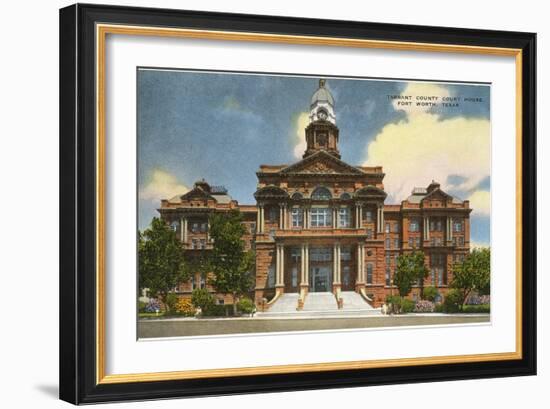 Courthouse, Fort Worth, Texas-null-Framed Art Print