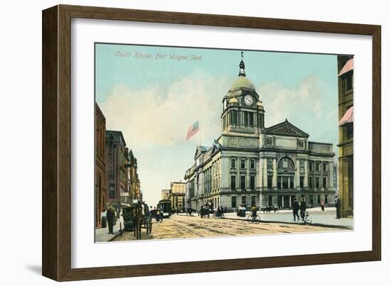 Courthouse, Ft. Wayne-null-Framed Art Print