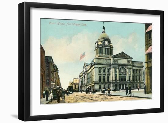 Courthouse, Ft. Wayne-null-Framed Art Print