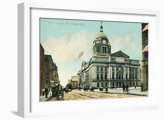 Courthouse, Ft. Wayne-null-Framed Art Print