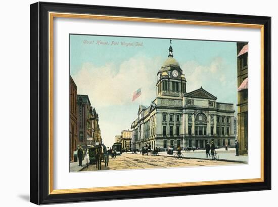 Courthouse, Ft. Wayne-null-Framed Art Print