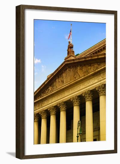 Courthouse - Manhattan - New York City - United States-Philippe Hugonnard-Framed Photographic Print