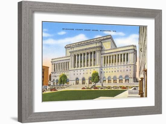 Courthouse, Milwaukee, Wisconsin-null-Framed Art Print