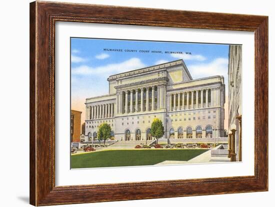 Courthouse, Milwaukee, Wisconsin-null-Framed Art Print
