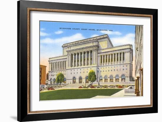 Courthouse, Milwaukee, Wisconsin-null-Framed Art Print