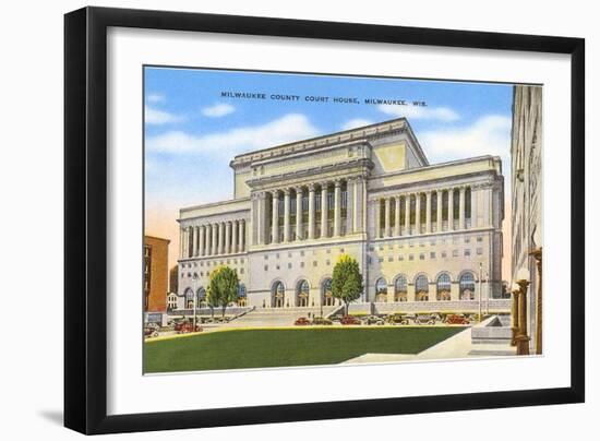 Courthouse, Milwaukee, Wisconsin-null-Framed Art Print