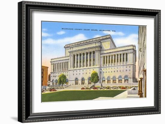 Courthouse, Milwaukee, Wisconsin-null-Framed Art Print