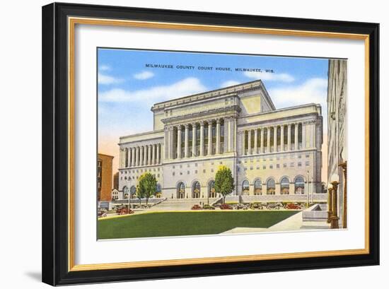 Courthouse, Milwaukee, Wisconsin-null-Framed Art Print