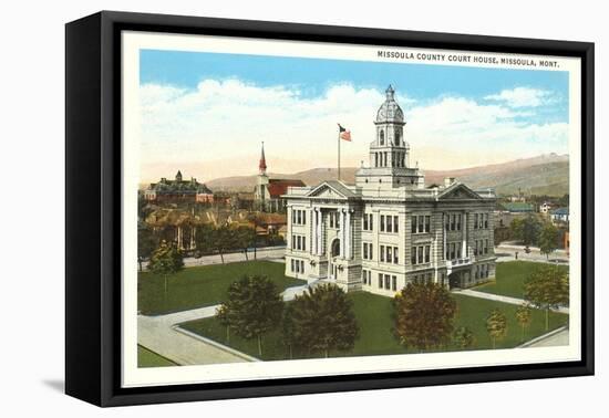 Courthouse, Missoula, Montana-null-Framed Stretched Canvas