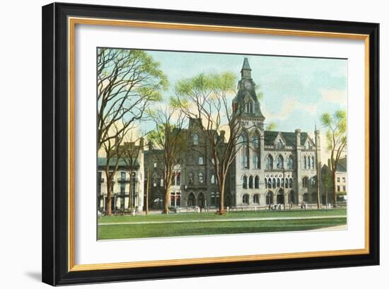 Courthouse, New Haven, Connecticut-null-Framed Art Print