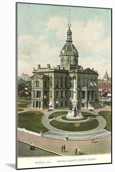 Courthouse, Peoria, Illinois-null-Mounted Art Print