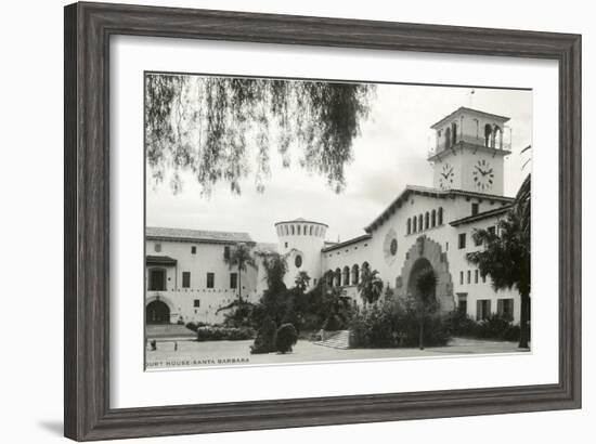 Courthouse, Santa Barbara, California, Photo-null-Framed Art Print