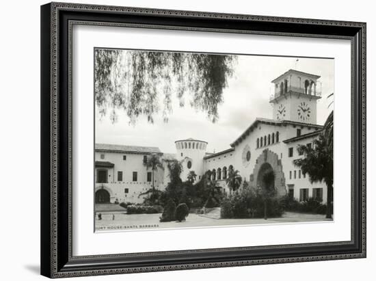 Courthouse, Santa Barbara, California, Photo-null-Framed Art Print