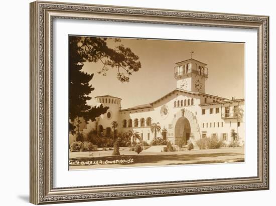 Courthouse, Santa Barbara, California, Photo-null-Framed Art Print