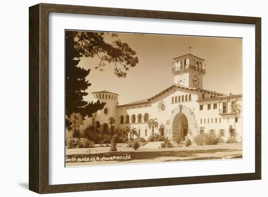 Courthouse, Santa Barbara, California, Photo-null-Framed Art Print