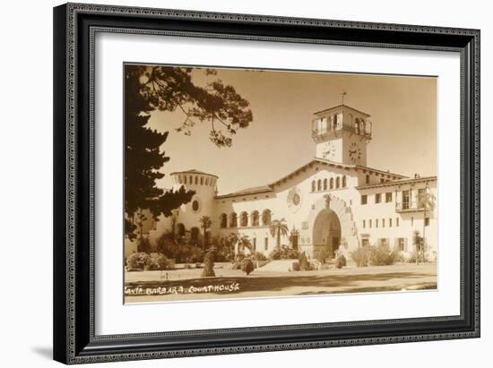 Courthouse, Santa Barbara, California, Photo-null-Framed Art Print