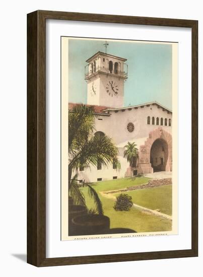 Courthouse, Santa Barbara, California-null-Framed Art Print