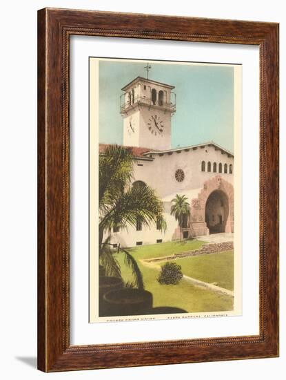 Courthouse, Santa Barbara, California-null-Framed Art Print