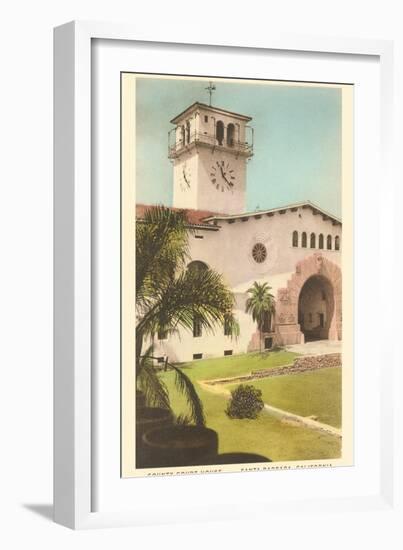 Courthouse, Santa Barbara, California-null-Framed Art Print