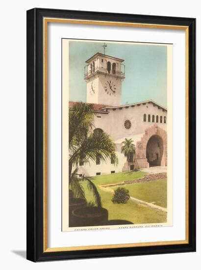 Courthouse, Santa Barbara, California-null-Framed Art Print