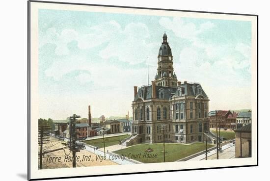Courthouse, Terre Haute, Indiana-null-Mounted Art Print