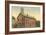 Courthouse, Woodstock, Vermont-null-Framed Art Print