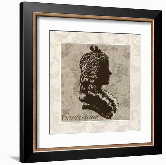 Courtisane-Bruno Pozzo-Framed Art Print