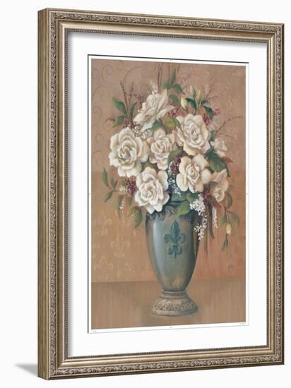 Courtly Roses I-Jillian Jeffrey-Framed Art Print