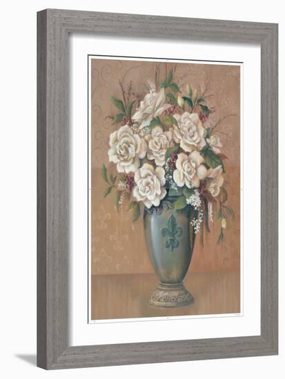 Courtly Roses I-Jillian Jeffrey-Framed Art Print