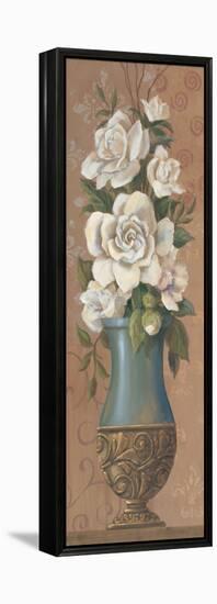 Courtly Roses II-Jillian Jeffrey-Framed Stretched Canvas