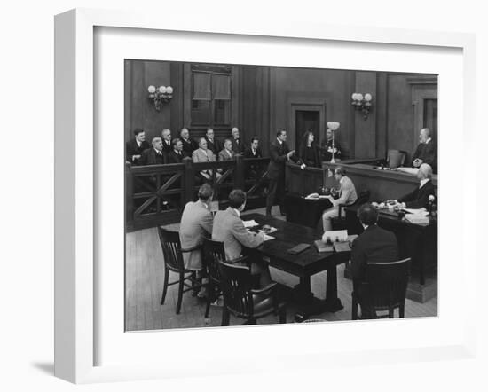 Courtroom Drama-null-Framed Photo