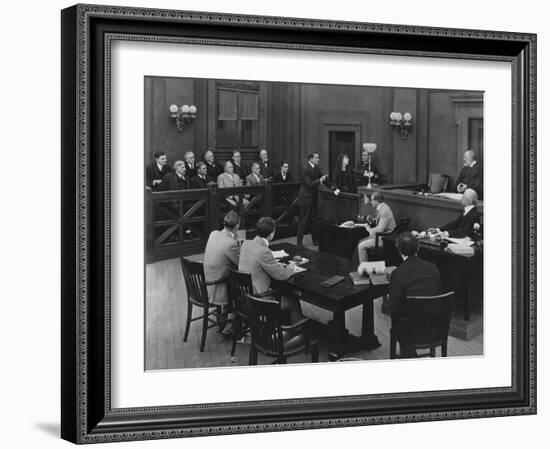 Courtroom Drama-null-Framed Photo