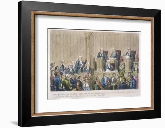 Courtroom Scene-Robert Cruickshank-Framed Photographic Print