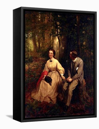 Courtship, 1864-65-George Cochran Lambdin-Framed Premier Image Canvas