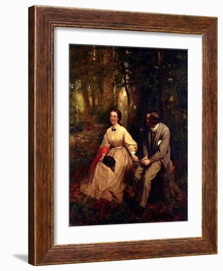 Courtship, 1864-65-George Cochran Lambdin-Framed Giclee Print