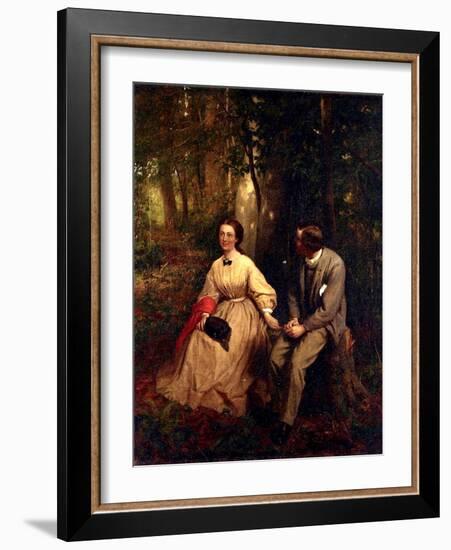 Courtship, 1864-65-George Cochran Lambdin-Framed Giclee Print