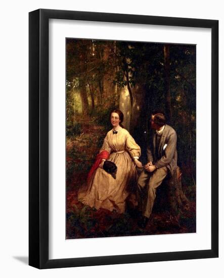 Courtship, 1864-65-George Cochran Lambdin-Framed Giclee Print