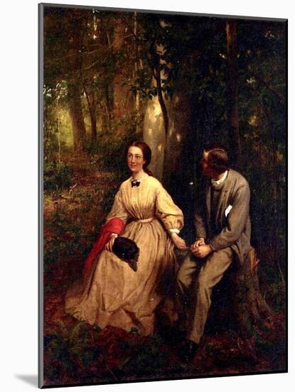 Courtship, 1864-65-George Cochran Lambdin-Mounted Giclee Print