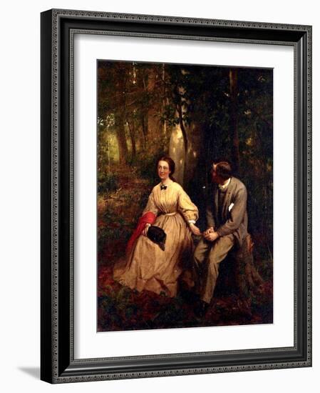 Courtship, 1864-65-George Cochran Lambdin-Framed Giclee Print