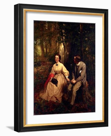 Courtship, 1864-65-George Cochran Lambdin-Framed Giclee Print