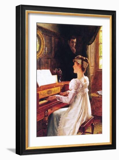 Courtship, 1903-Edmund Blair Leighton-Framed Giclee Print