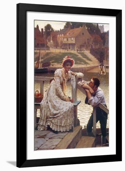 Courtship-Edmund Blair Leighton-Framed Giclee Print