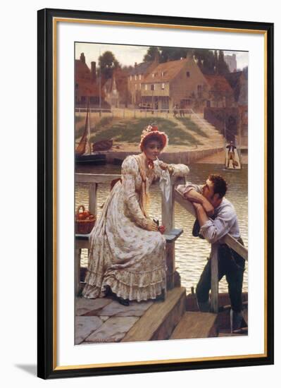 Courtship-Edmund Blair Leighton-Framed Giclee Print