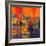 Courtyard Cafe, Tunis-Peter Graham-Framed Giclee Print