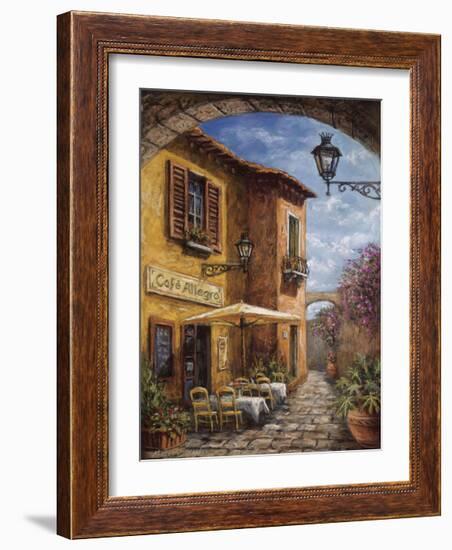 Courtyard Cafe-Malcolm Surridge-Framed Giclee Print