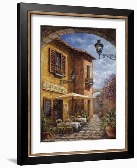 Courtyard Cafe-Malcolm Surridge-Framed Giclee Print