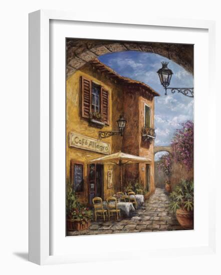 Courtyard Cafe-Malcolm Surridge-Framed Giclee Print